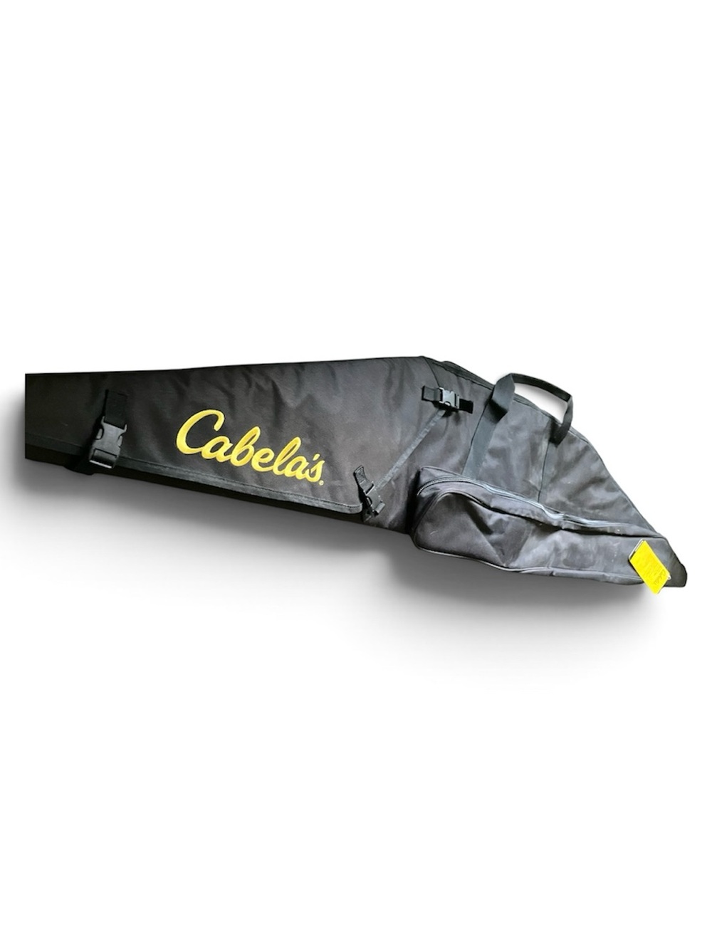 Cabela's Black Padded Bow and Arrow Case with Yellow Logo 65” L by 15”W NWT